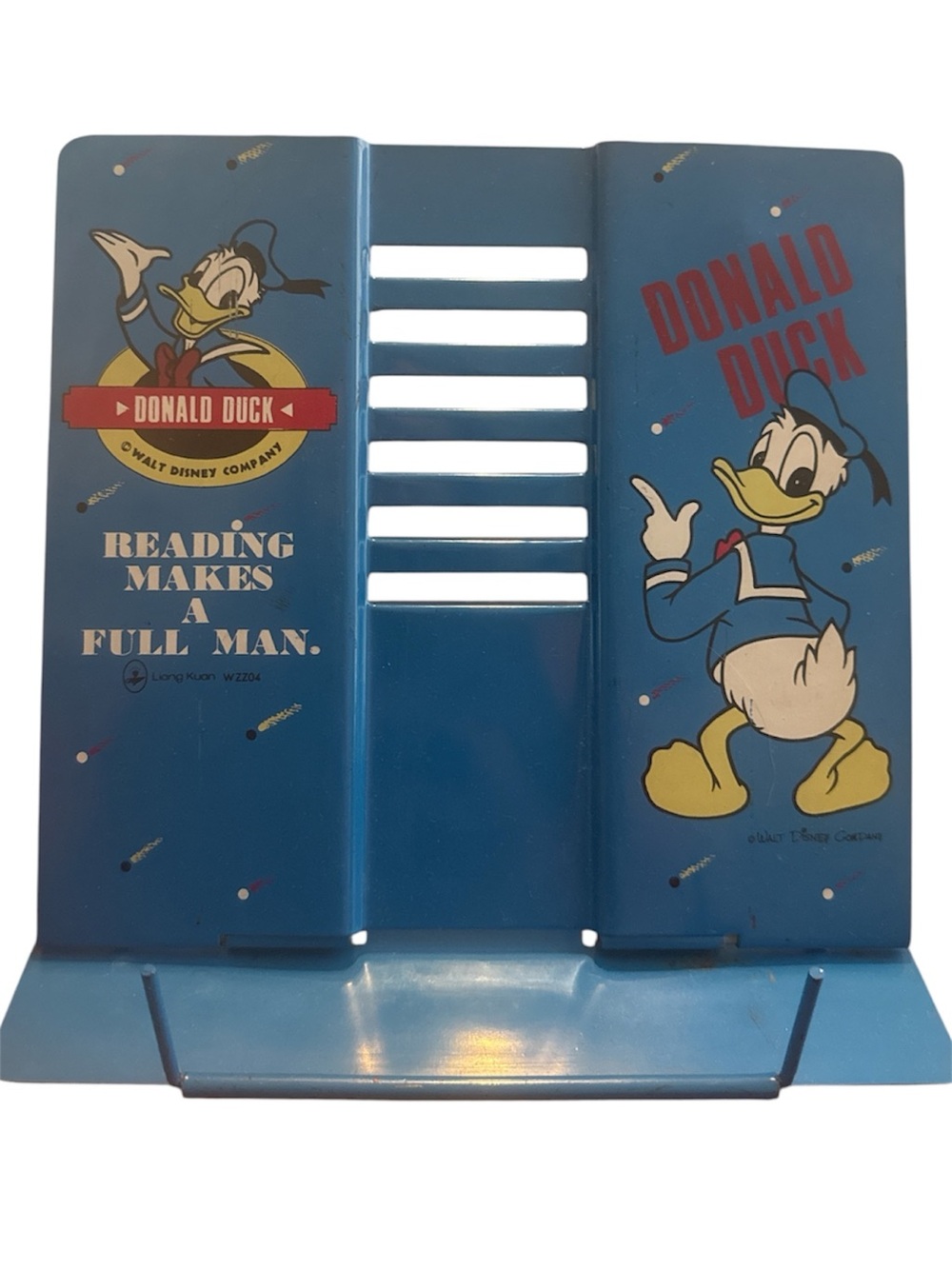 Vintage 1980s Disney Donald Duck Metal Book
Stand Rack - Liang Kuan